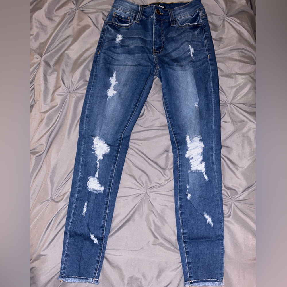 Distressed Jeans